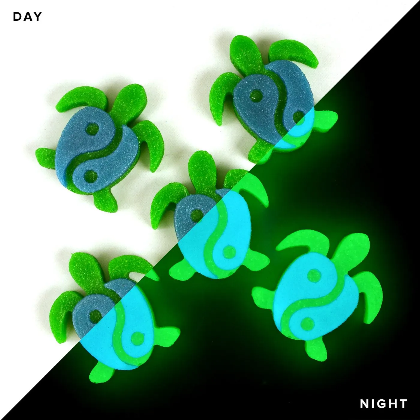 Mini Glow Turtles