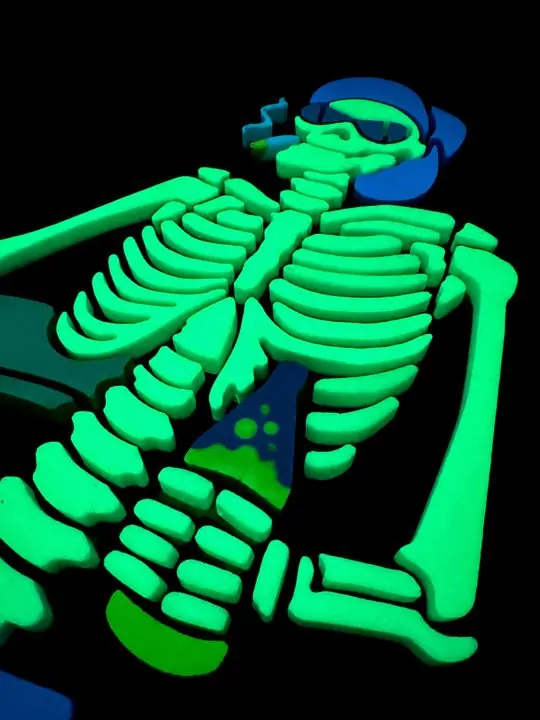 Boozer skeleton mosaic