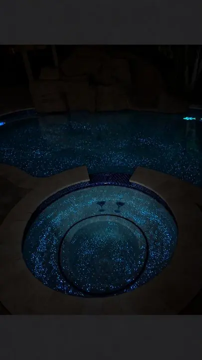 Spa at night