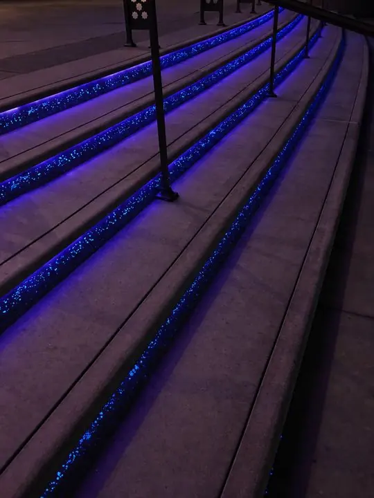 Theater steps, wide